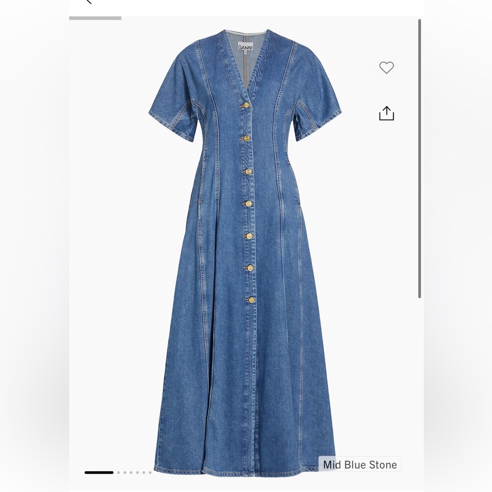 Fannie maxi Jean dress new with tags